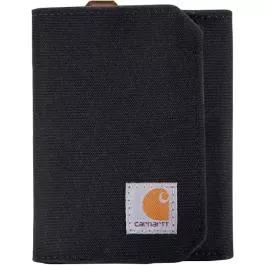Carhartt Nylon Duck Trifold Wallet - Black