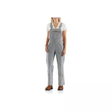 Carhartt Womens Relaxed Fit Brewster Double Striped Bib Overalls