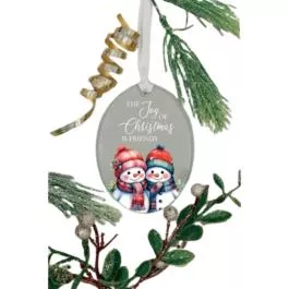 Carson Home Accents Friends Glass Ornament