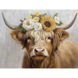 Carson Home Accents Highland Cow Framed Print
