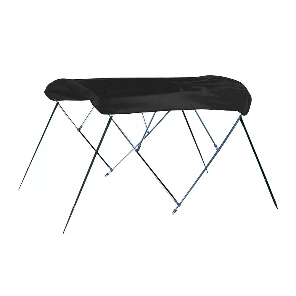 Carver 3 Bow 4669U Bimini Top with Boot – Black Acrylic [A4669UB-02]