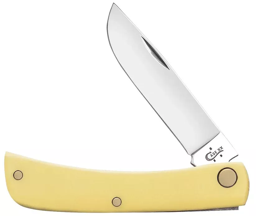 Case 00032 Yellow Sod Buster Jr Pocket Knife