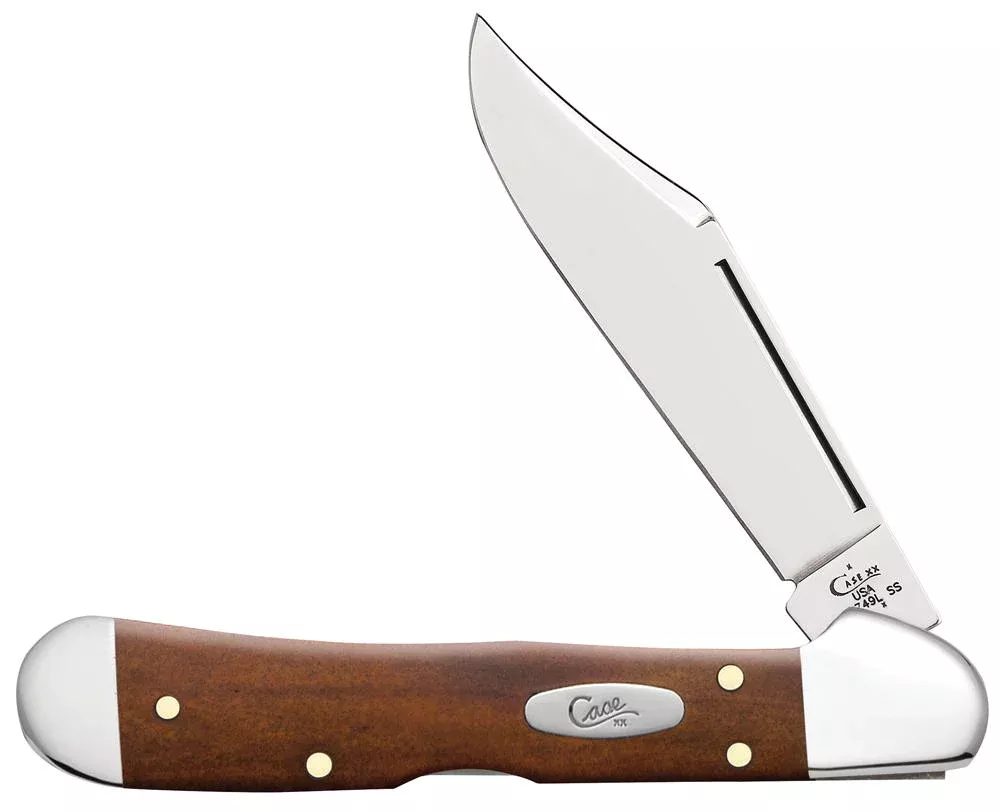 Case Knife Smooth Chestnut Bone Mini CopperLock #28704