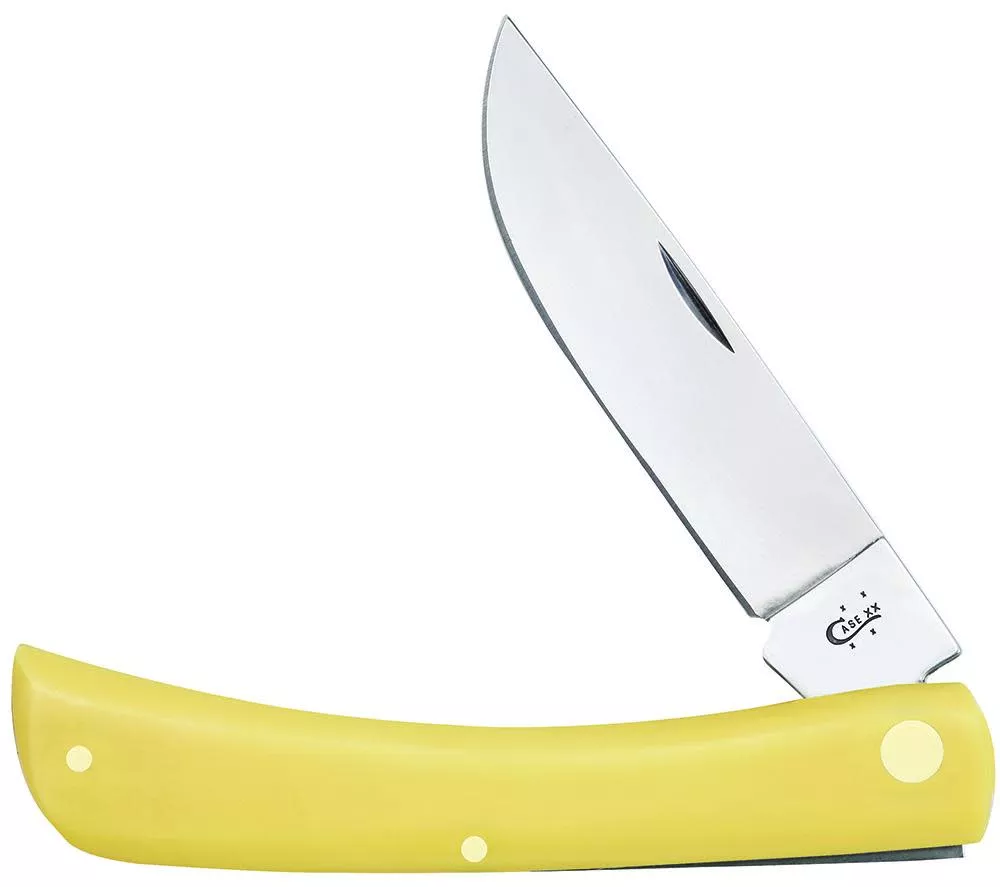 Case Knife Yellow Synthetic CV Sod Buster #C00038