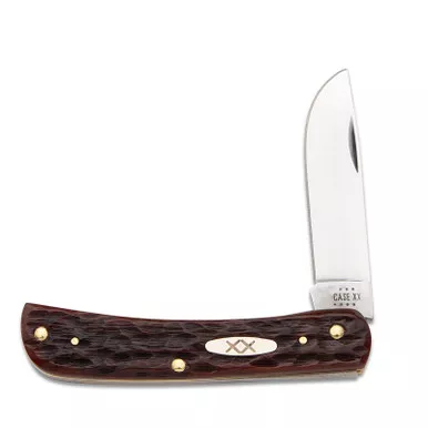 Case Knives Mahogany Bone Sod Buster 36" Folding Knife