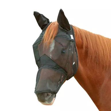 CASHEL Quiet Ride Fly Mask with Long Nose and Ears
