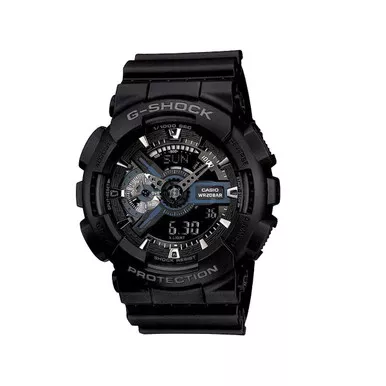 CASIO G-Shock GA-110 Analog-Digital Black Watch (GA110-1BCR)