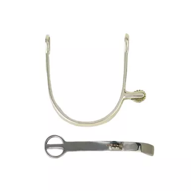 CENTAUR Stainless Steel Side Rowel Spur (455408NONE-ONE)