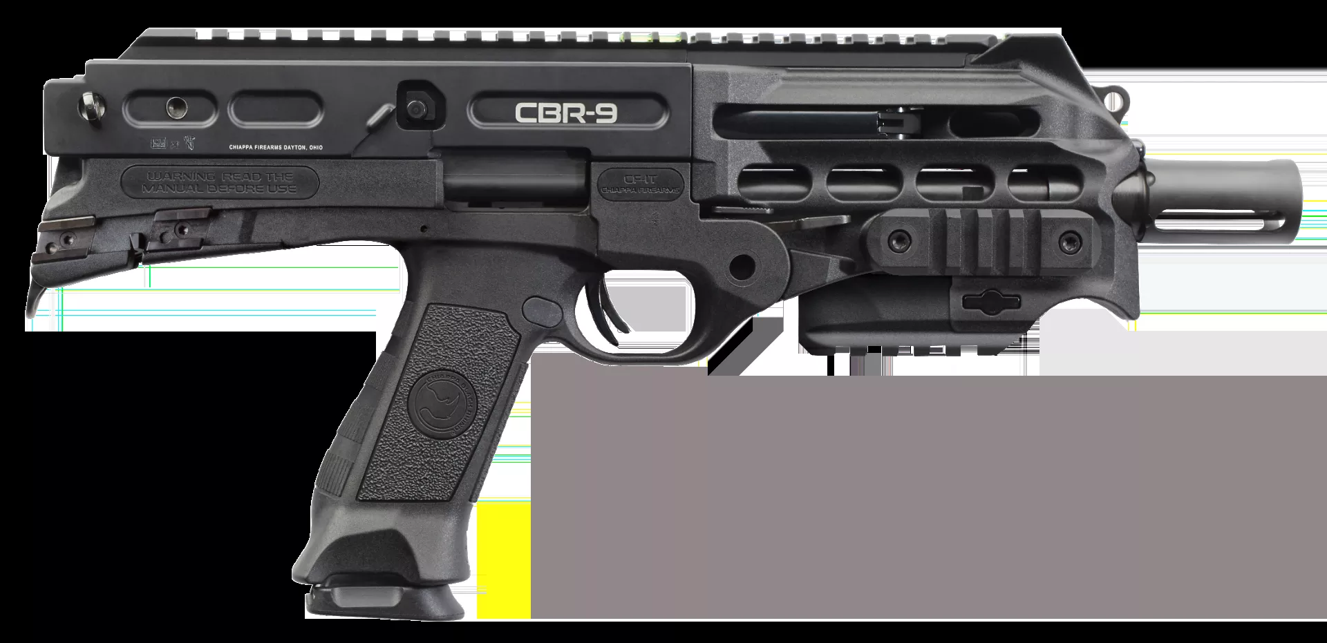 Chiappa CBR-9 Black Rhino 9mm 18 Round Pistol