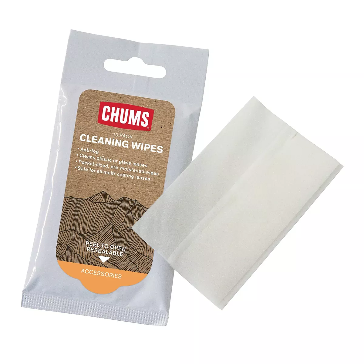 Chums Glass Cleaning Wipes 10-Pack