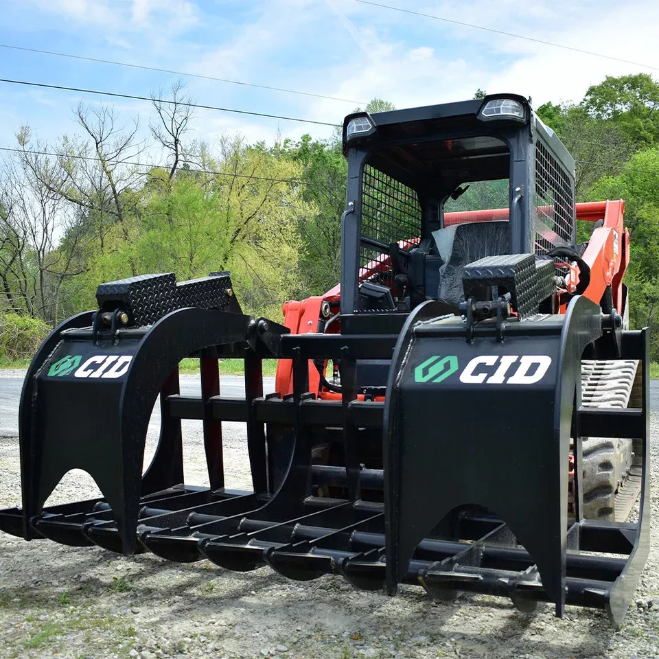 CID Monster Root Grapple | MXDRG Series | Grapple Width 72″-96″ | 15–25 GPM | For Skid Steers