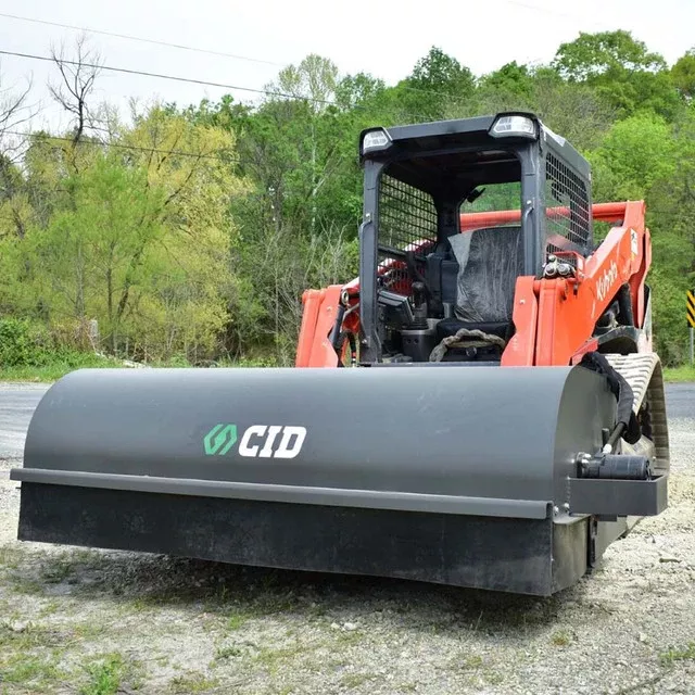 CID Pick Up Broom | Width 72″ & 84″ | 12–18 GPM | For Skid Steers