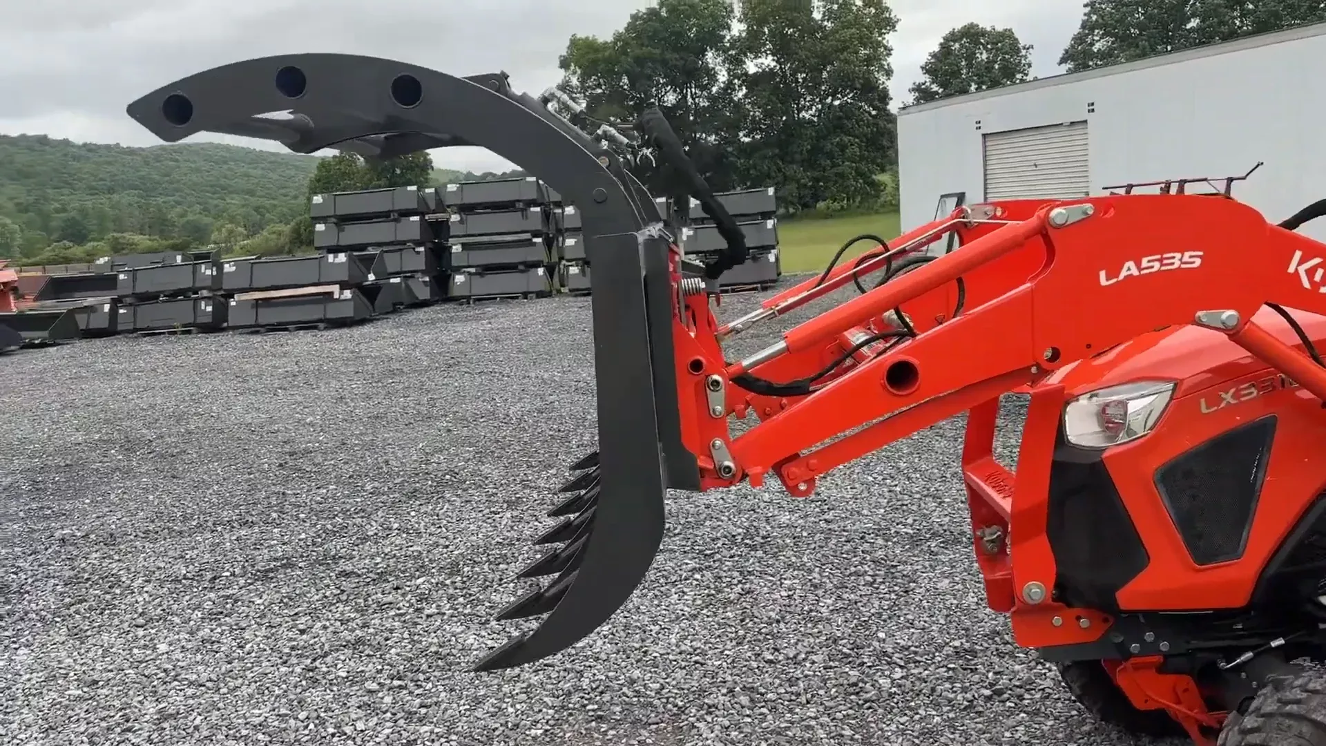 CID Standard Grapple Rake | ARSGR Series | Width 63″, 66″ & 72″ | 12–18 GPM | For Skid Steers