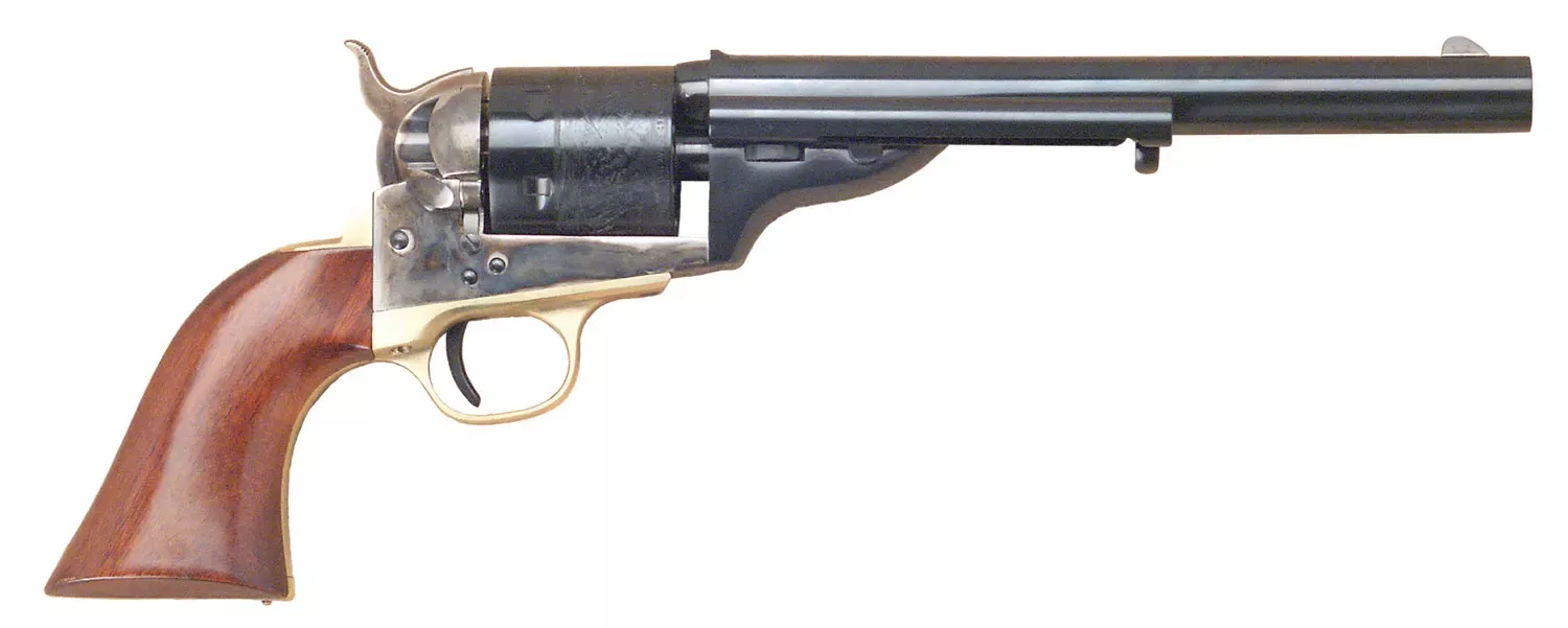 Cimarron 1872 Open Top Navy 38 Special Revolver 7.50″ Blued CA914