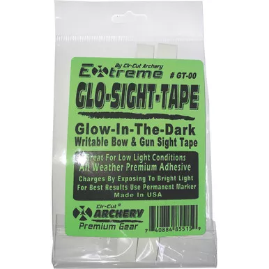 Cir-Cut GT-00 Sight Tape Glow in the Dark, Green, 2 Pack