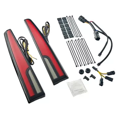 CIRO Chrome Calade Tail Lights For '14-'25 Tri Glide (4008)