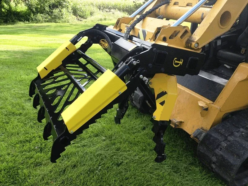 CL Fabrication EZ Puller Grapple/Guard | Width 48″ inches | Oil Flow Range 15 To 25 GPM | For Skid Steer