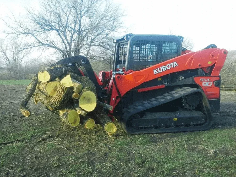 CL Fabrication Grapple For Trees, Brush & Roots | Model EZ | Width 72″ To 90″ inches | Oil Flow Range 15 To 25 GPM | For Skid Steer