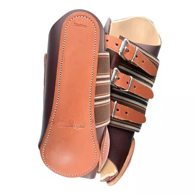 CLASSIC EQUINE Leather Front Splint Boot (LSB100B)