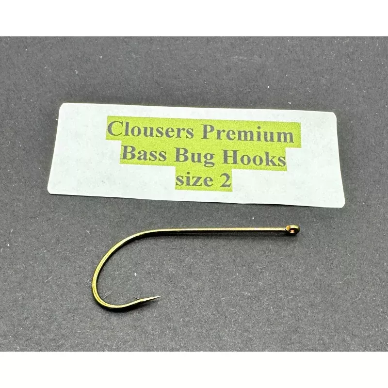 Clouser’s Premium Bass Bug Hooks