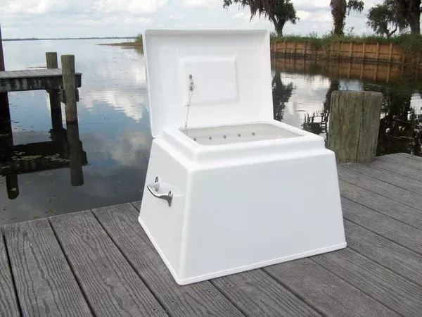 CM Marine Cockpit Step Box | Model CMS01/L | 20″ W x 16″ D x 13″ H | Practical Storage | For Boat