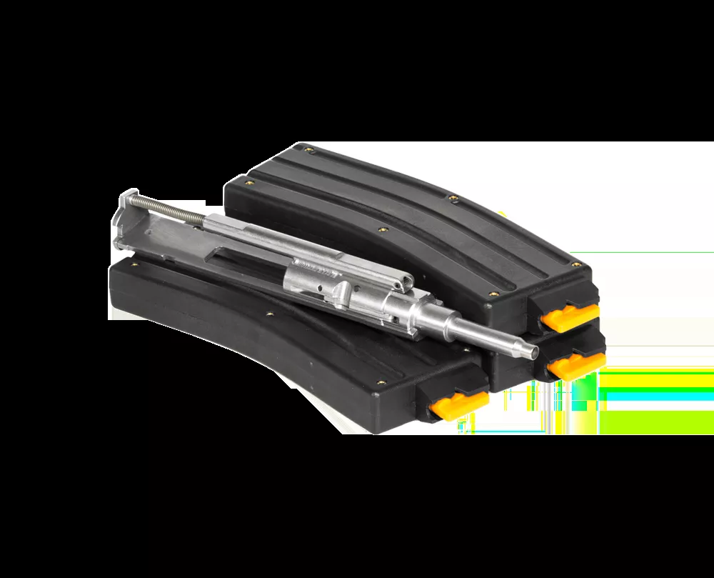 CMMG Bravo 22 LR Conversion Kit with 3 25 Round Mags Stainless Steel Black