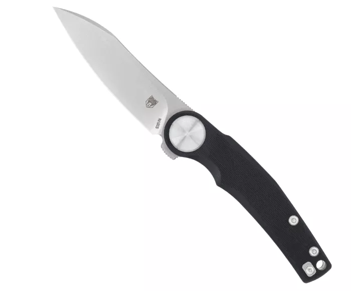 CobraTec Gladiator Black Linerlock Knife – S35VN Steel Blade, G-10 Handle, EDC Folding Knife