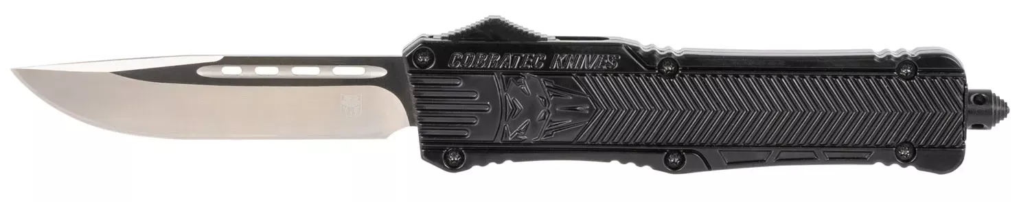 CobraTec Knives CTK-1Large 3.75" OTF Drop Point Plain D2
