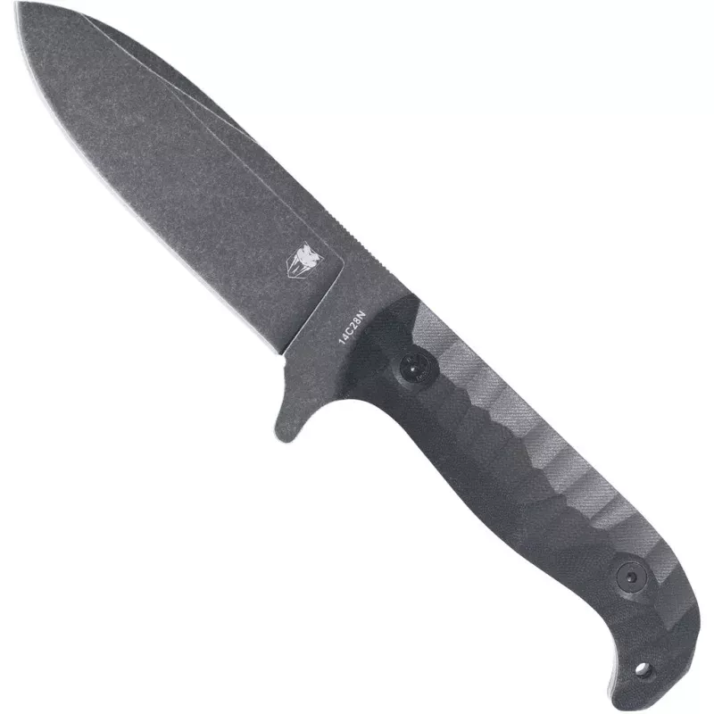CobraTec PSK Knife Black Dark Stonewash Fixed Blade Black Dark Stonewash