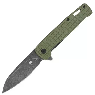 Cobratech Rhino 3.37" D2 Stonewashed Blade Folding OD Green
