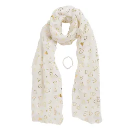 COCO + CARMEN Bundle Love Scarf & Bracelet - White