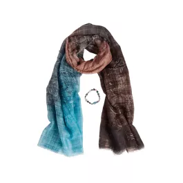 COCO + CARMEN Knit Scarf & Bracelet Set