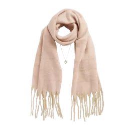 COCO + CARMEN Scarf and Necklace Set - Blush