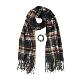 COCO + CARMEN Woven Scarf + Bracelet Set