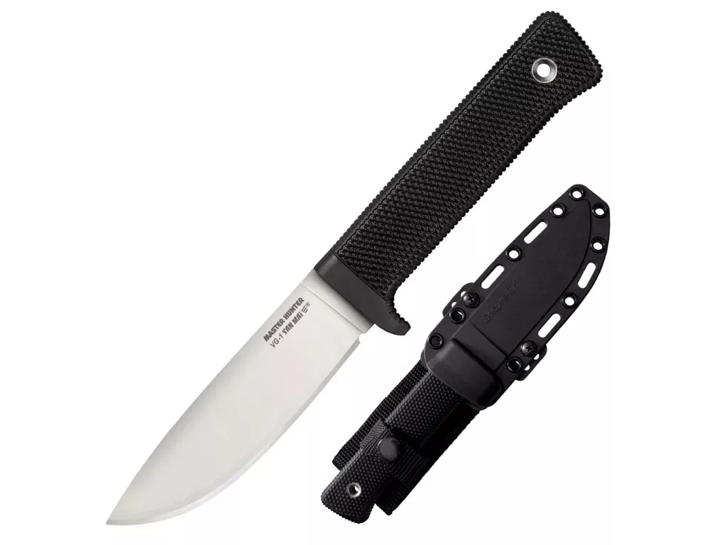 Cold Steel Master Hunter (VG-10 San Mai III), Black, Ambidextrous, Fixed Blade