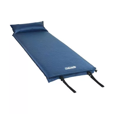 Coleman Self-Inflating Sleeping Pad with Pillow Polyester Blue