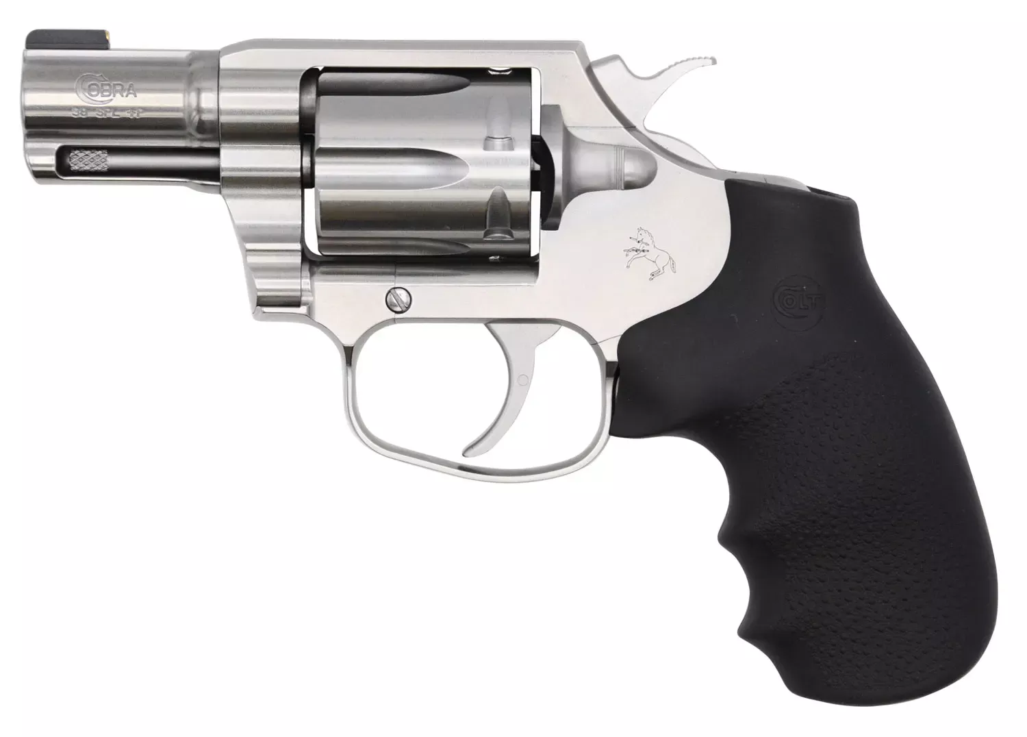 Colt Mfg Cobra 38 Special Revolver 2″ SS COBRASB2BB