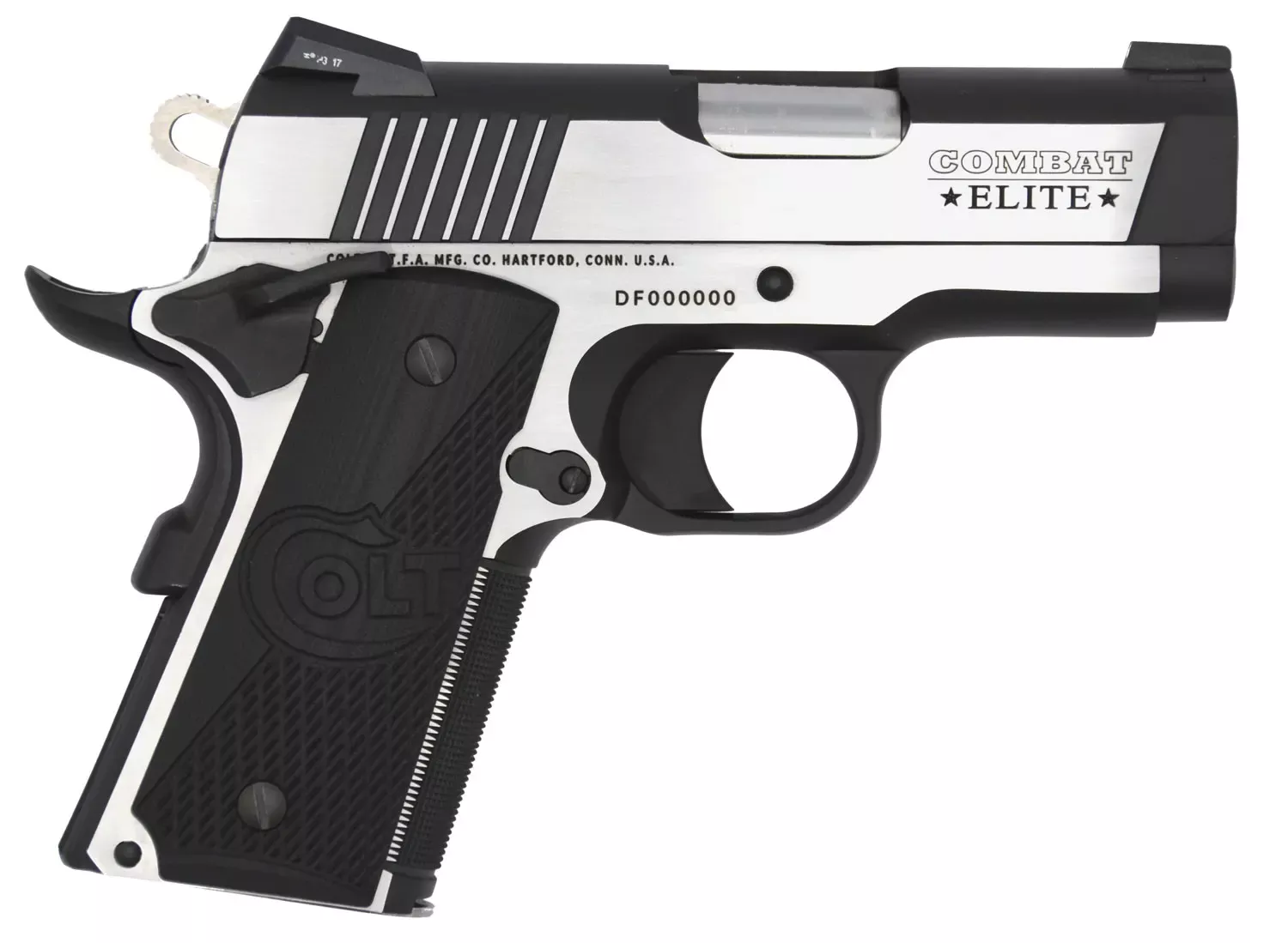 Colt Mfg Combat Elite Commander 45 ACP Pistol 3" Two-Tone O7080CE