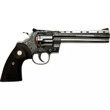 Colt Python .357 MAG 6in Brl Stainless Filigree Frame and Barrel