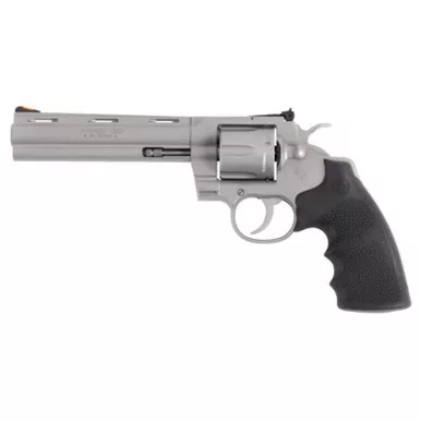 Colt Python 6" 6rd .357 Magnum Stainless w/ Hogue Grip