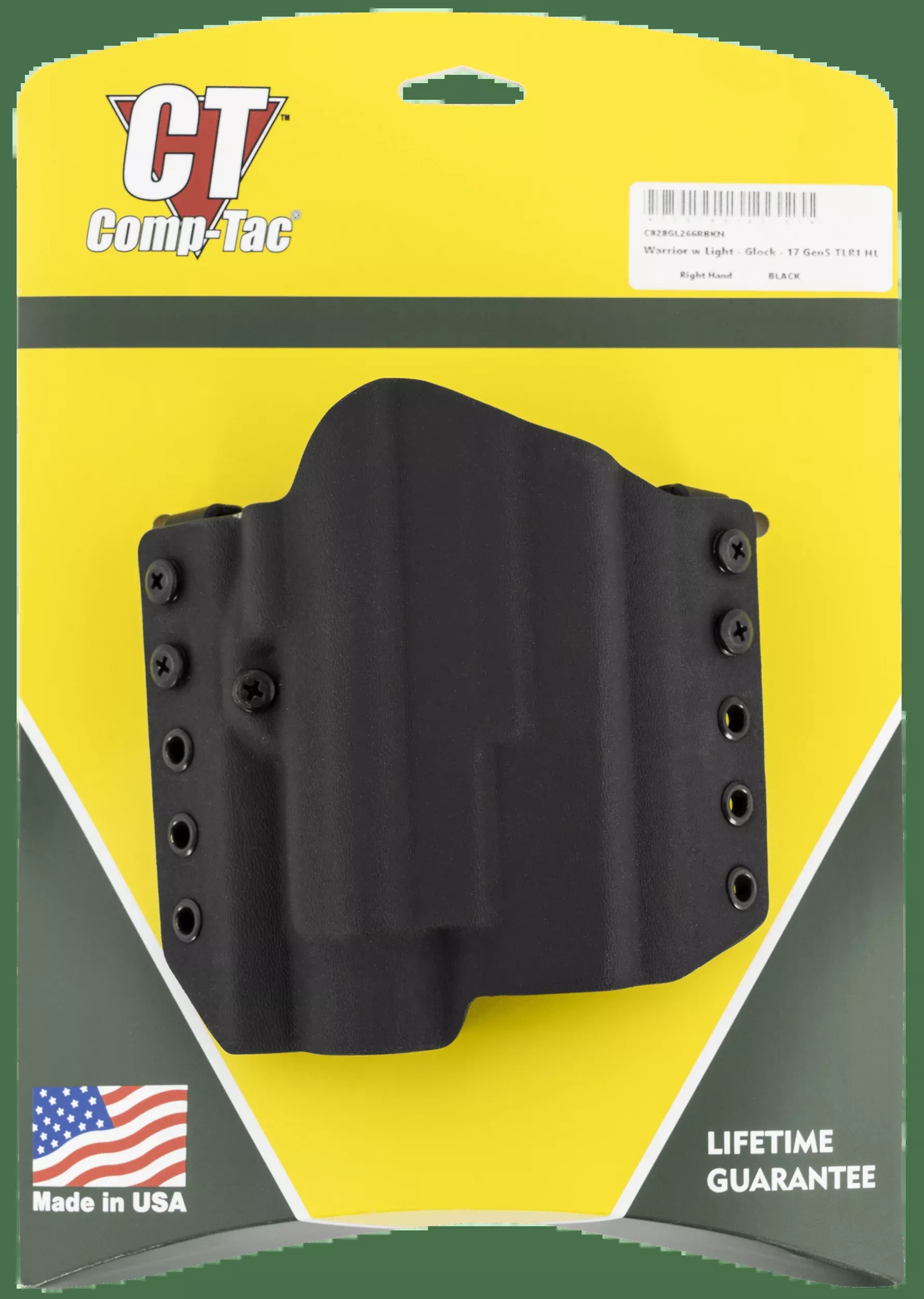 Comp-tac Warrior, Comptac C828gl266rbkn Warrior W/lt Owb Glk 17 Gen5
