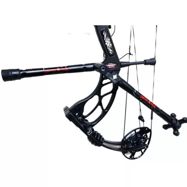 Conquest Archery 27074 Conquest Control Freak .750 Hunting Stabilizer Kit, 12 Inches/10 Inches, Black