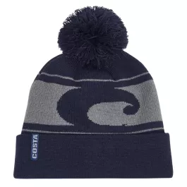 Costa Del Mar Insulated Pom Beanie – Navy