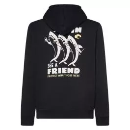 Costa Men's Shark Friend Hoody - Blackout - L