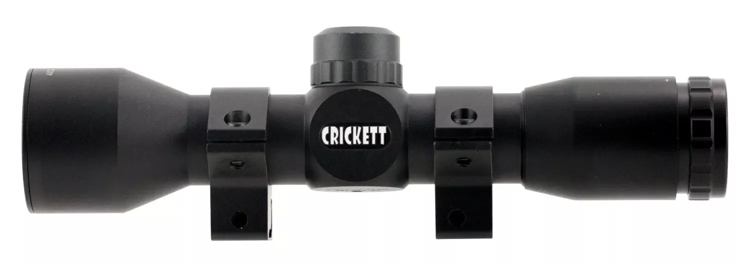 Crickett Quick Focus Black 4x32mm 1″ Tube Mil-Dot Reticle