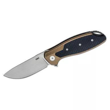 CRKT Ken Onion Jake Plipper Foding 3.32″ Black/OD Green G10