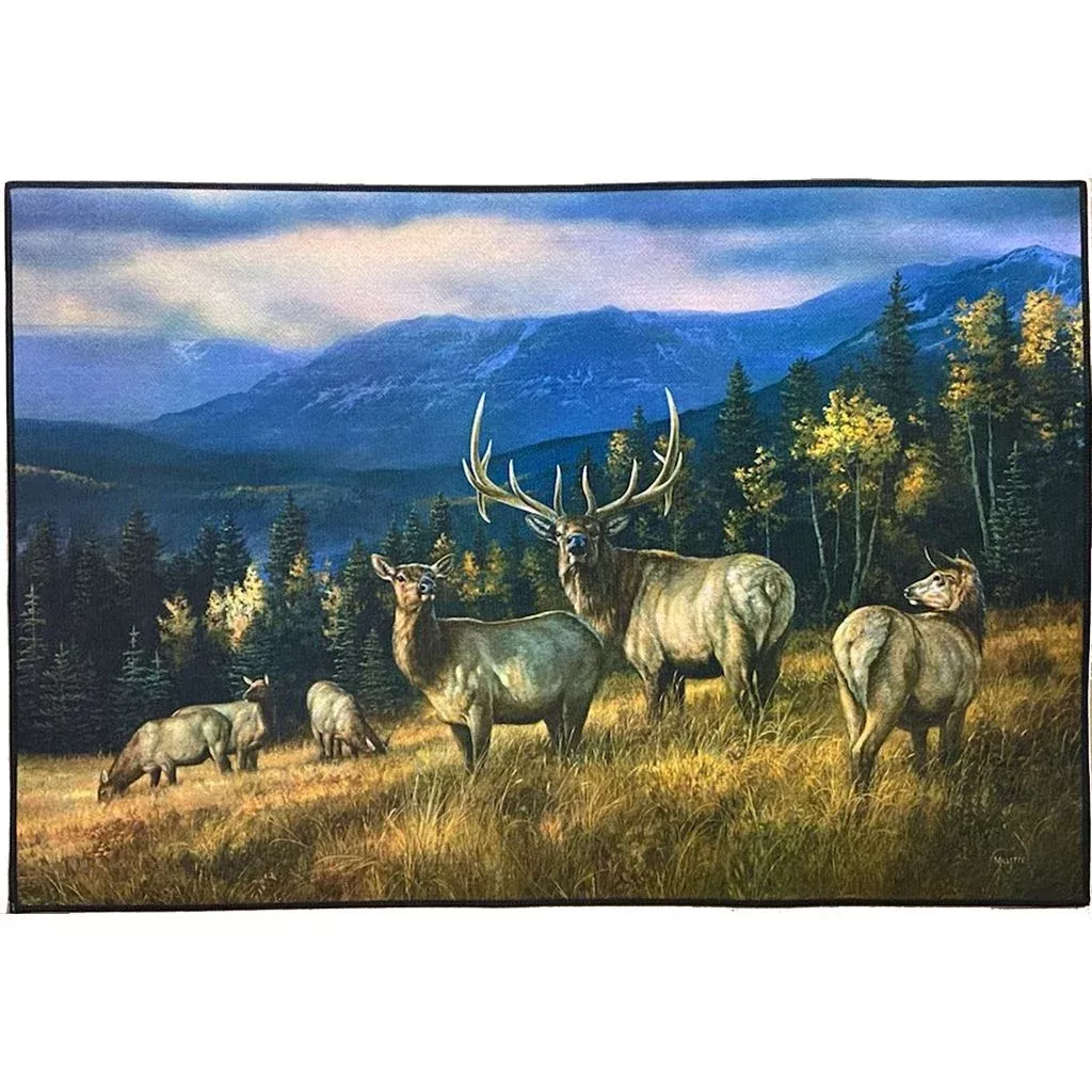 Custom Printed Rug – Elk