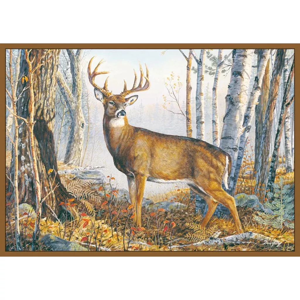 Custom Printed Rug – Whitetail Deer