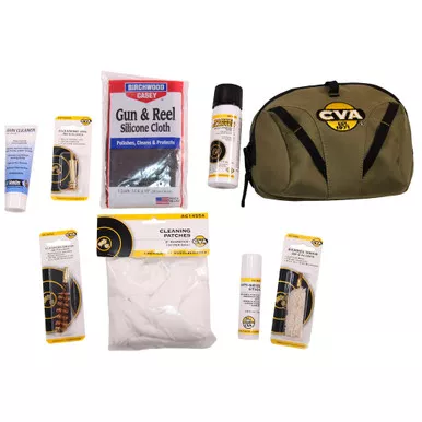CVA AA1722 Soft Bag Field Cleaning Kit, Black