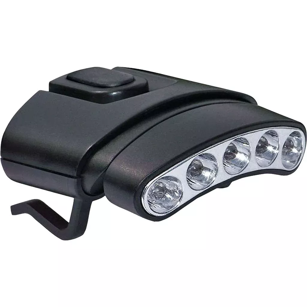 Cyclops Orion Tilt Hat Clip Headlamp (White LED Black)